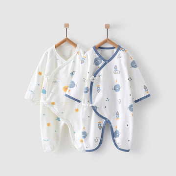 Baby Autumn Two-piece Newborn Onesies Four Seasons Romper Cotton Clothes