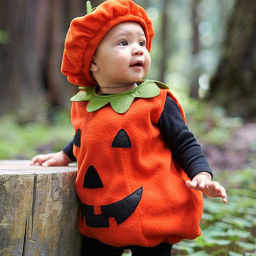 Two-piece Halloween Pumpkin Top Hat