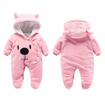 Cute Winter Bear Baby Romper