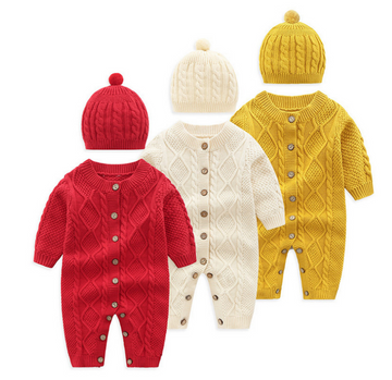 New autumn and winter baby onesies