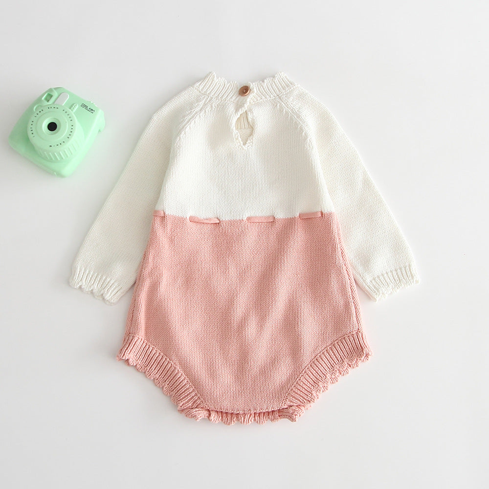 Baby knitted jumpsuit