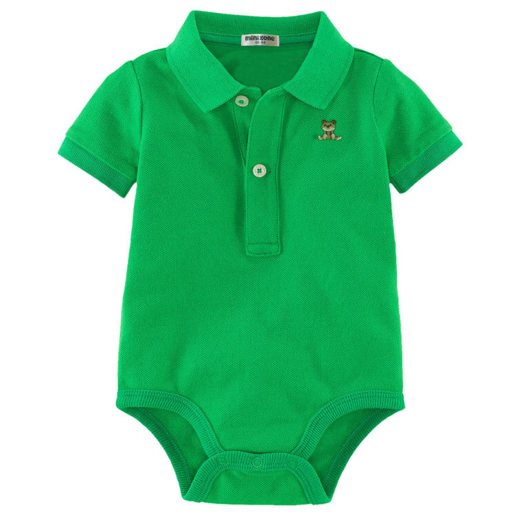 Baby Polo Short Sleeve Triangle Baby One Piece