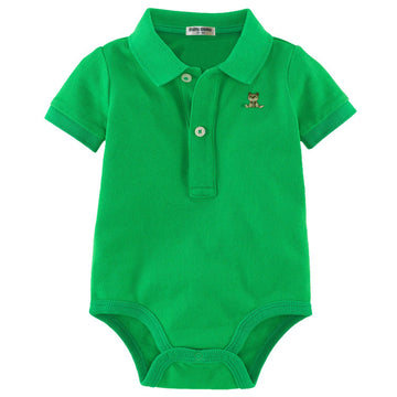 Baby Polo Short Sleeve Triangle Baby One Piece