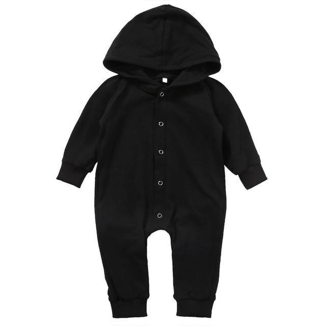 Long Sleeve Hooded Romper