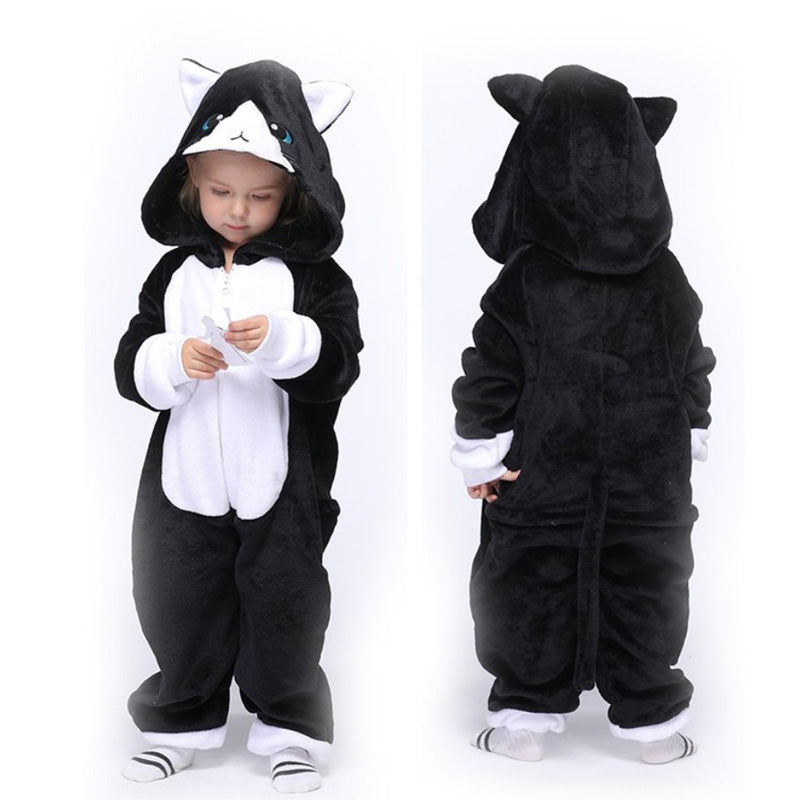 Children's cartoon one-piece pajamas