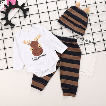 Cartoon Children's Romper Pure Cotton Long-sleeved Newborn One-piece