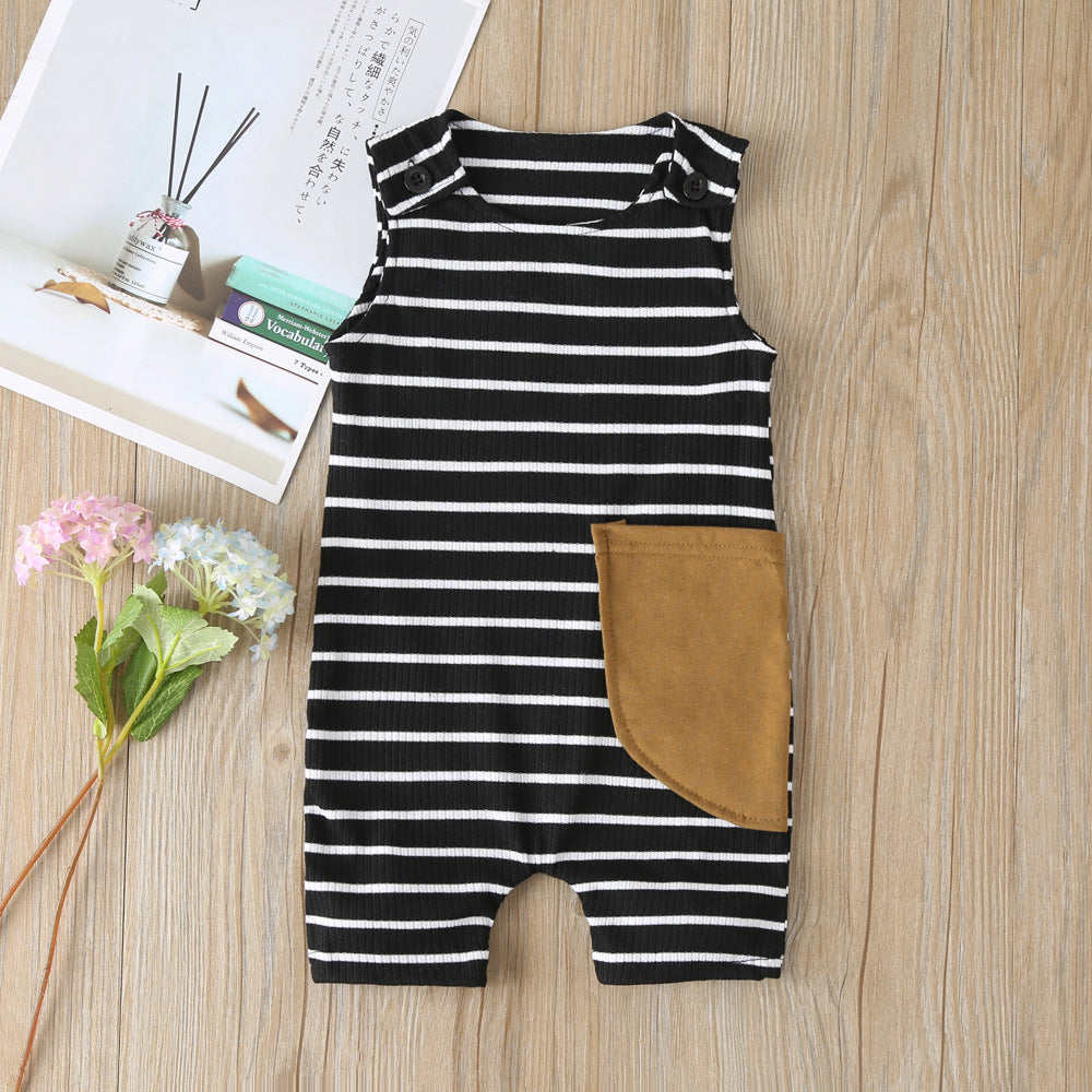 Newborn Summer Hot Style Sleeveless One-Piece Romper