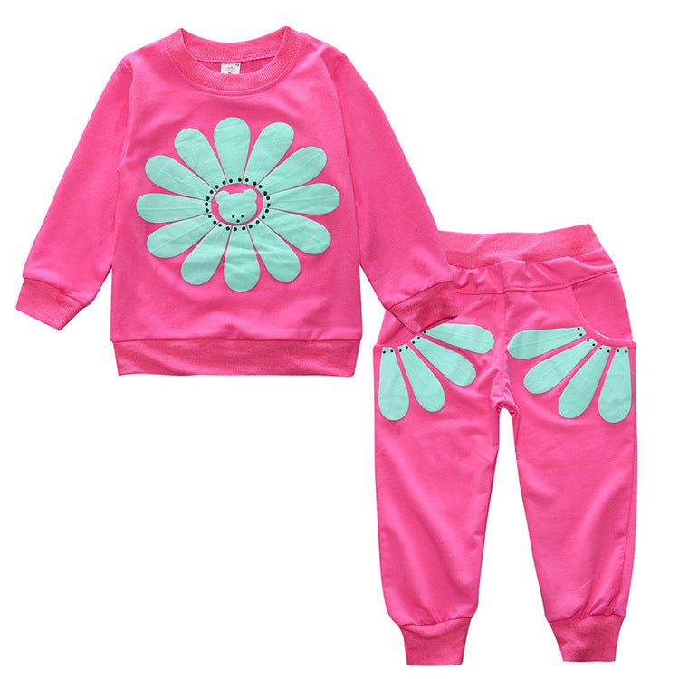 Children's Suit Sun Flower 2-Piece Set