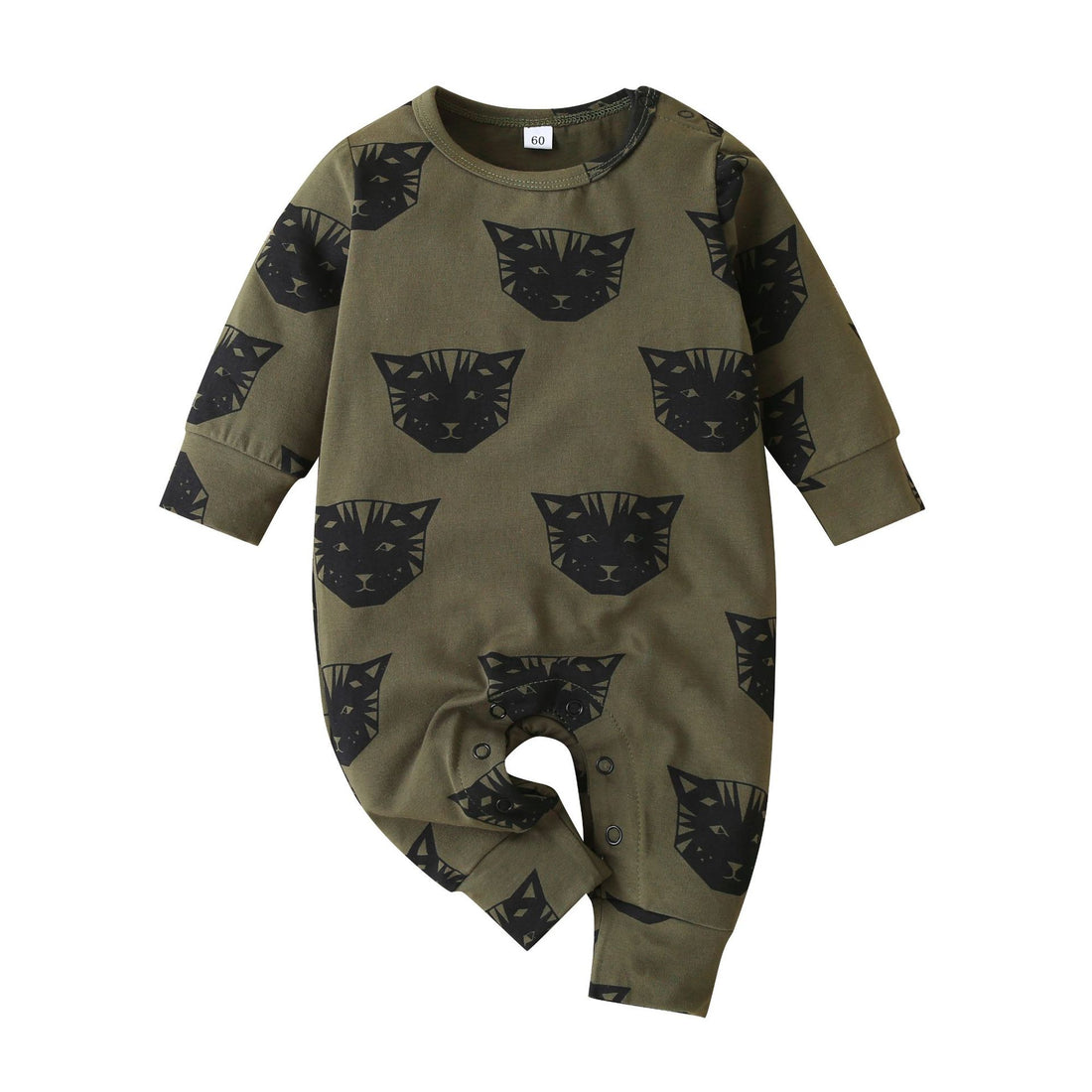 New Leisure Infant Long-Sleeved Foot-Wrapped One-Piece