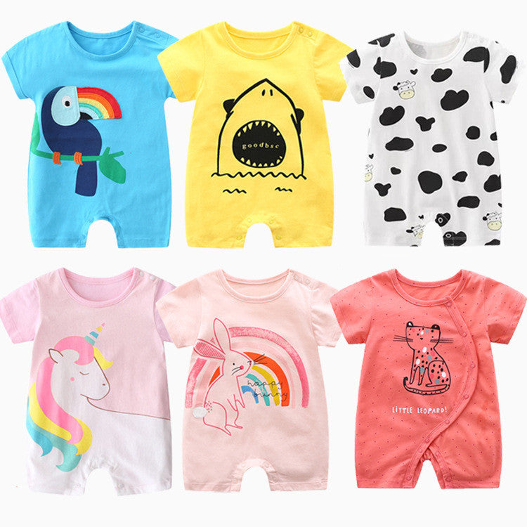 Short Sleeved One Piece Romper For Men And Women Infants And Toddlers