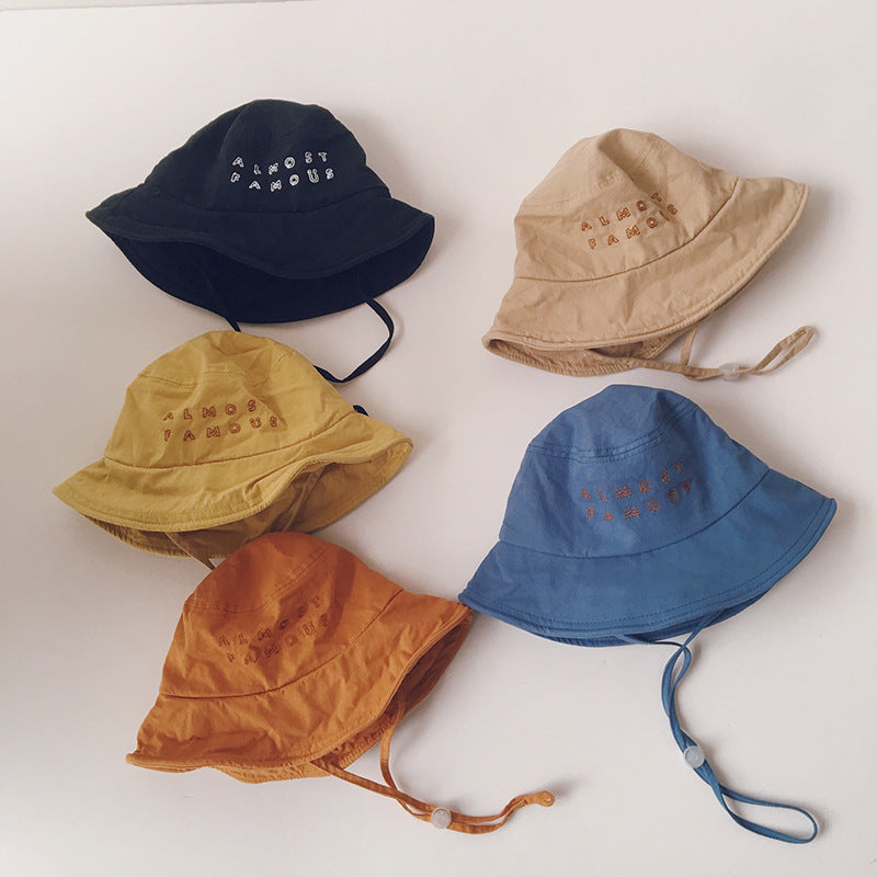 Lace up children's fisherman hat