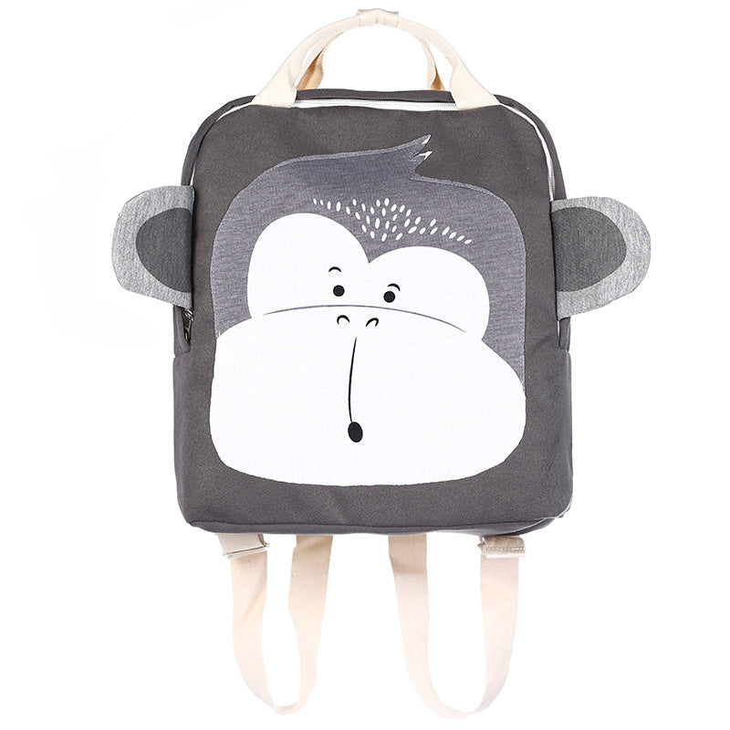 Cartoon Three-dimensional Animal Backpack Children's School Bag