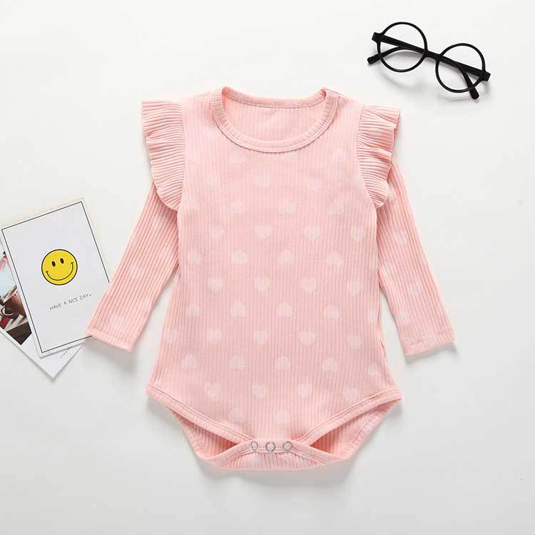 Love Baby Fart Romper Cotton Long Sleeves