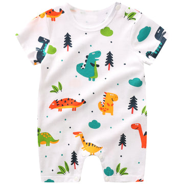 Full-print Baby Short-sleeved Romper Romper