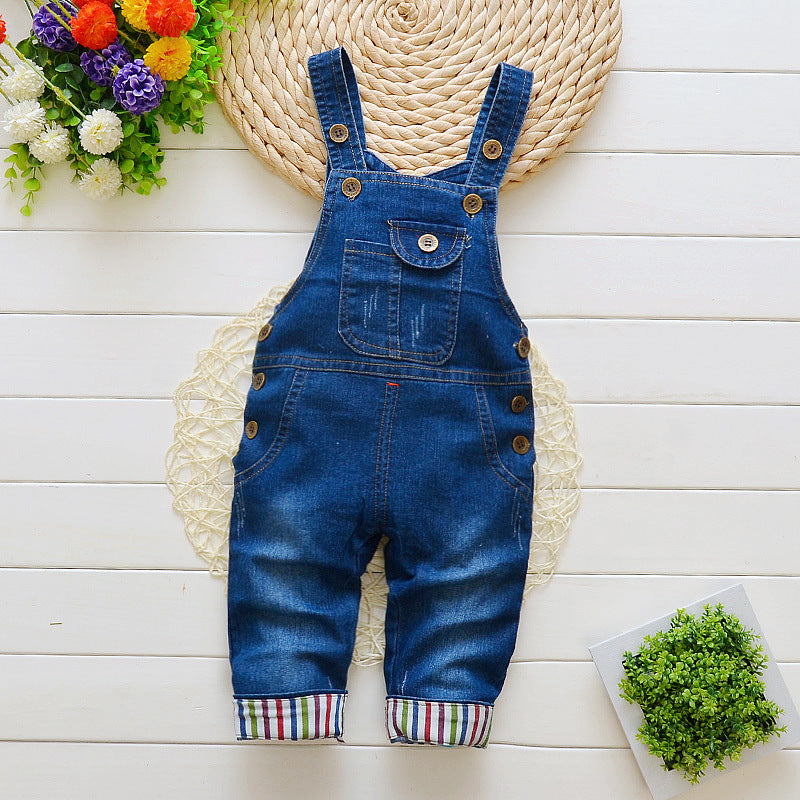 Children's Pants, Baby Children's Overalls, Jeans, Children's Clothing, Children's Pants, Boys And Girls' Cotton Trousers Cover