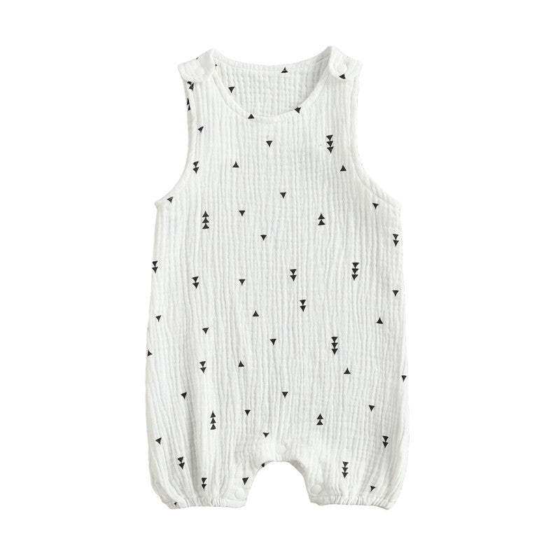 Baby Girls Romper Summer Infant Unisex Newborn Sleeveless