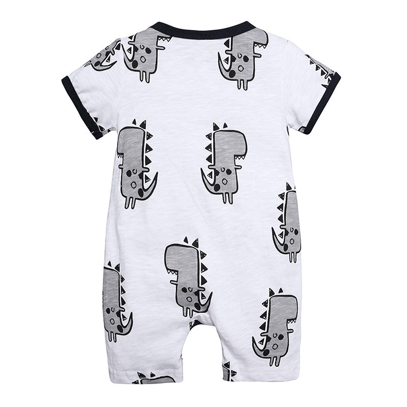 Baby Short-Sleeved One-Piece Summer Thin Cotton