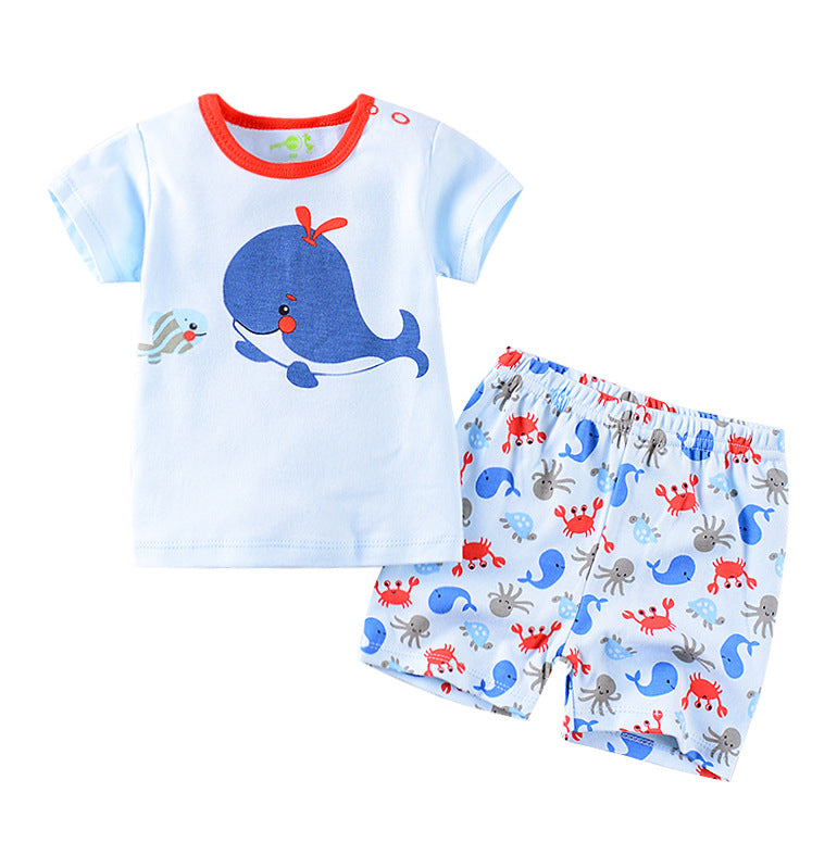 Baby Short-sleeved T-shirt Shorts