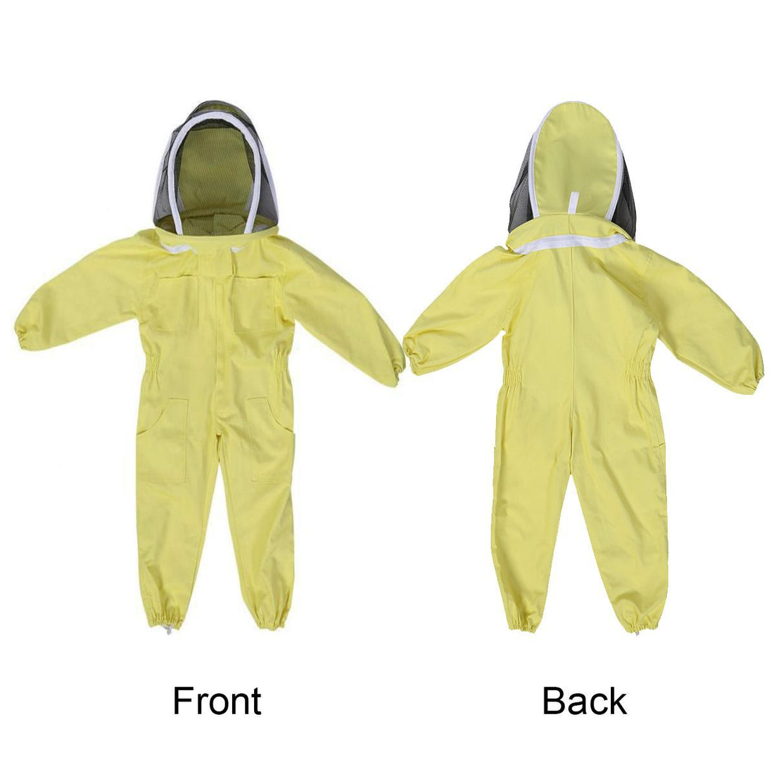 Yellow Cotton Children's One-piece Children's Bee-proof Clothing