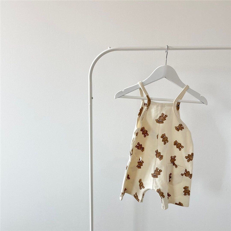 Sleeveless One-piece Dress Baby Summer Cute Baby Long Romper