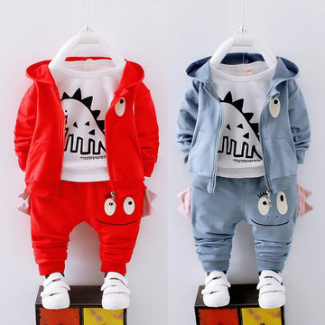 New Style Long Sleeved Children's Suit Casual Cotton Men's And Boys' Clothes