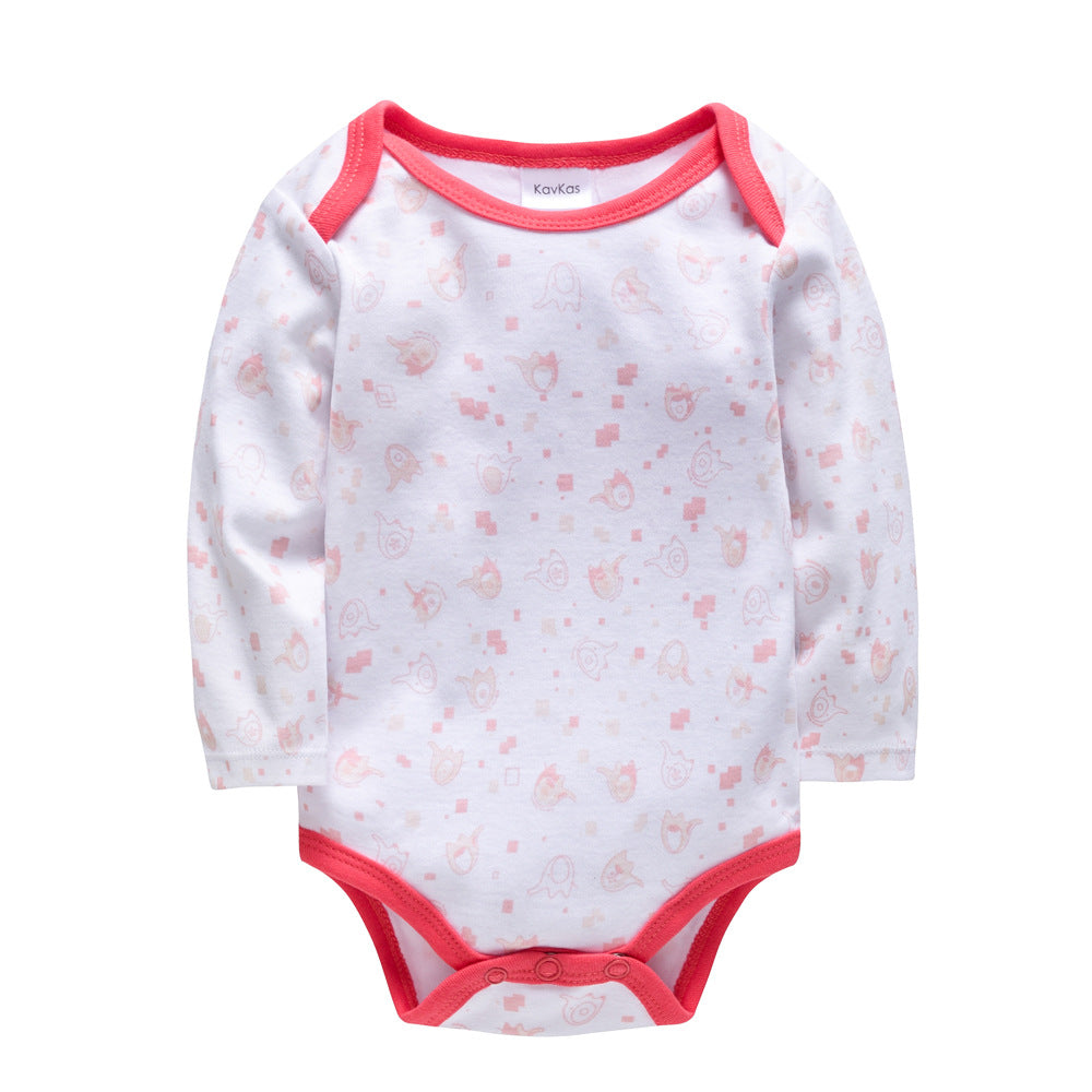 Autumn baby harness cotton jumpsuit baby clothes