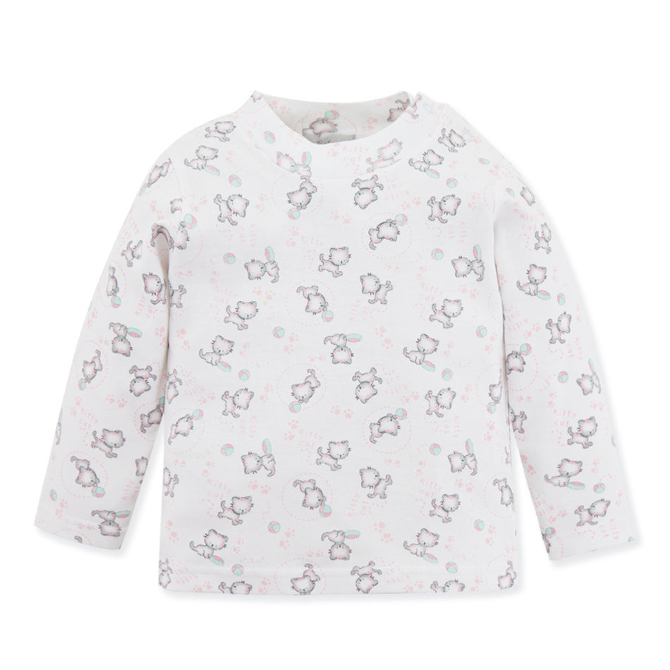 Autumn Long-Sleeved T-shirt Baby Cotton Bottoming Shirt