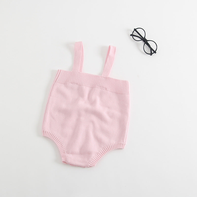 Knitted Jumpsuit Romper Sling Climb