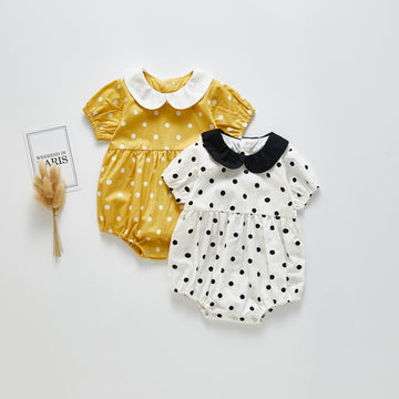 Infant short sleeve jumpsuit