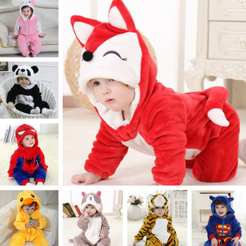 Baby onesies spring and autumn animal styling robes boys and girls climbing clothes