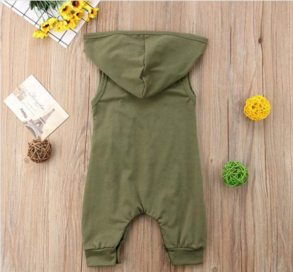 Boys hooded jumpsuit