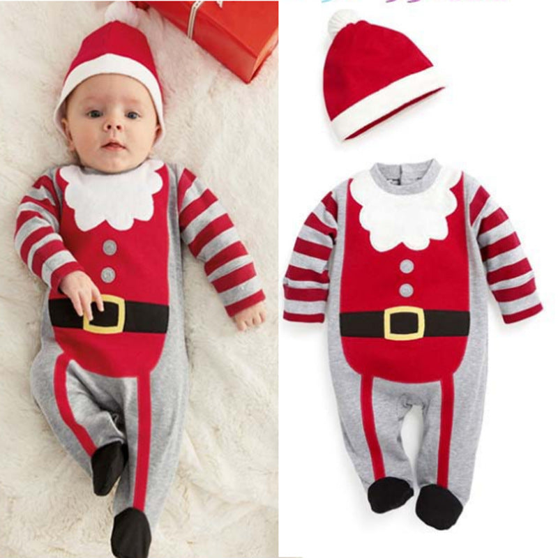 Men and women baby Santa Claus suit