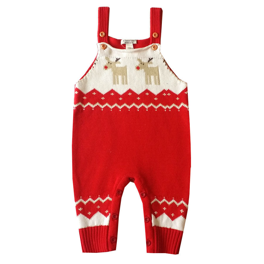 Spring and autumn cotton children's overalls