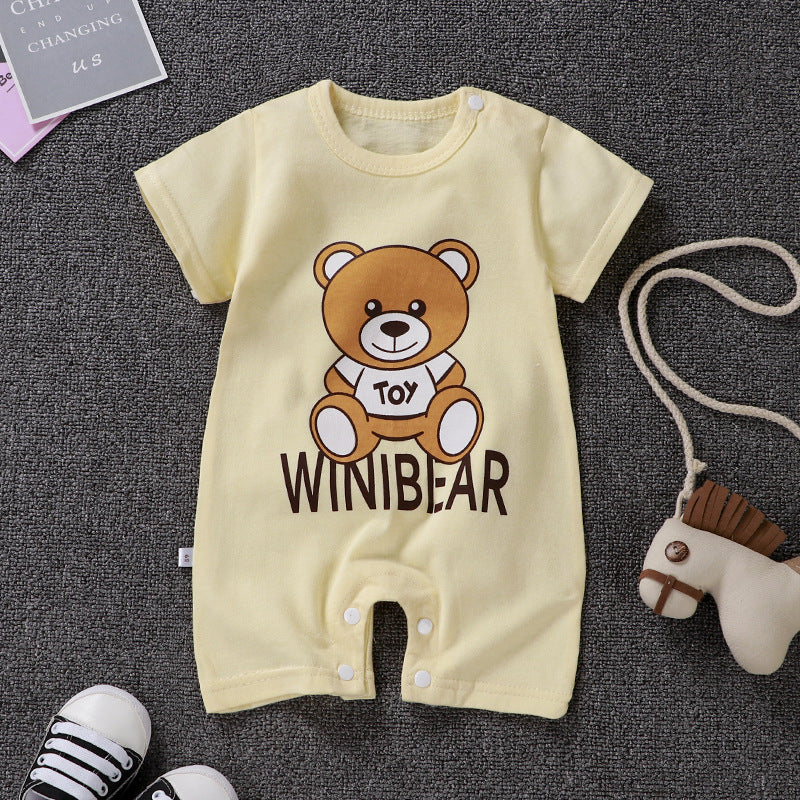 Fashion Baby Cotton One-piece Cartoon Romper