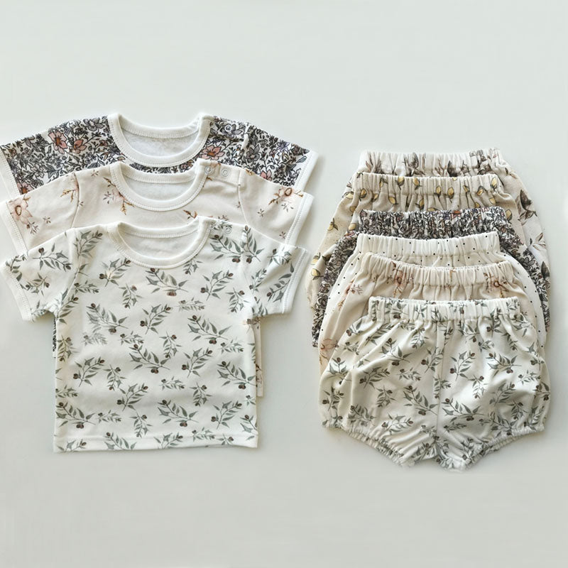 Baby Clothes Sets Short Sleeve Tops T-shirt