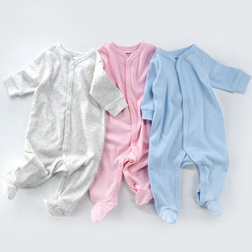 Baby Single-breasted Simple And Comfortable Romper