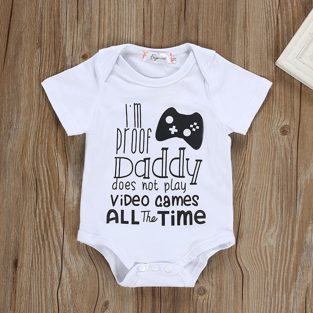 Children's cartoon game romper