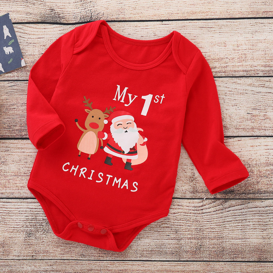 Christmas children's long sleeve jumpsuit