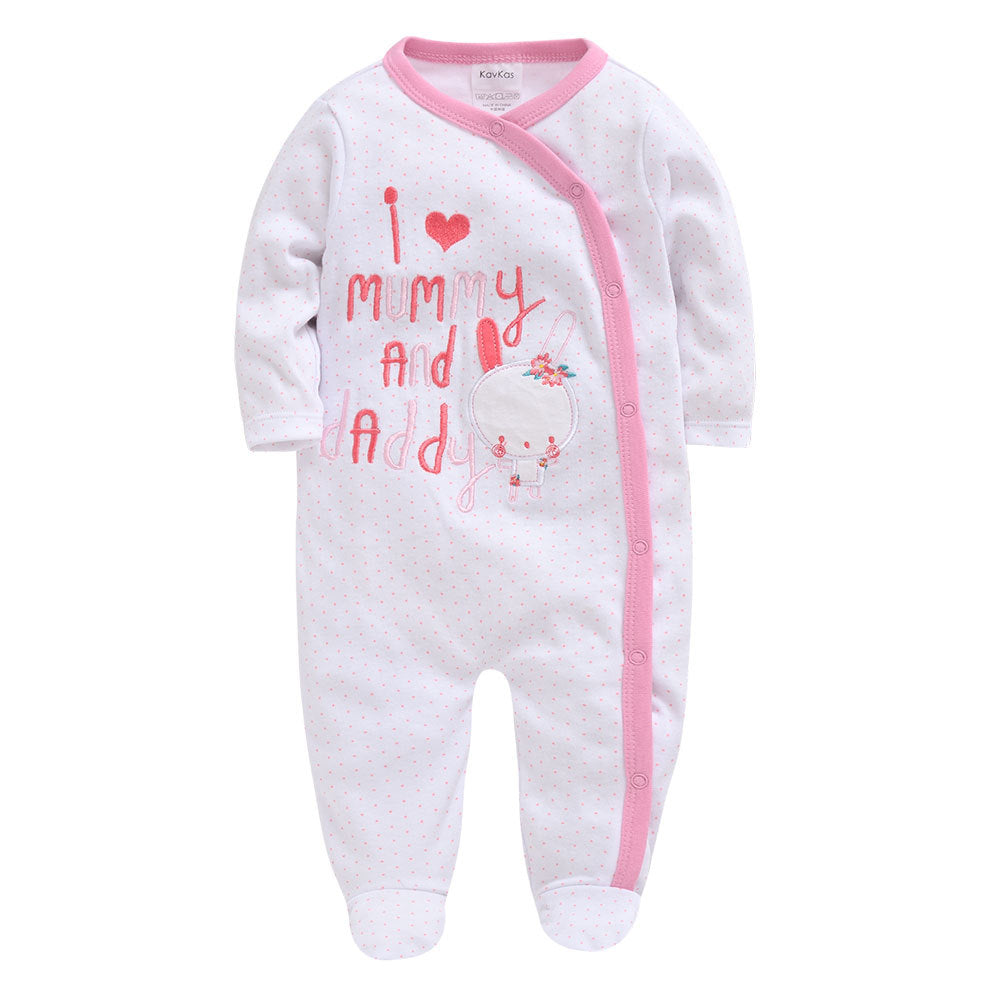 Newborn long-sleeved crawling clothes