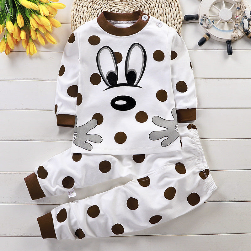 Children's suit clothes, cotton bottoming, infant pajamas