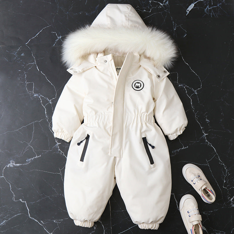 Fashion Winter New Children's Jumpsuit