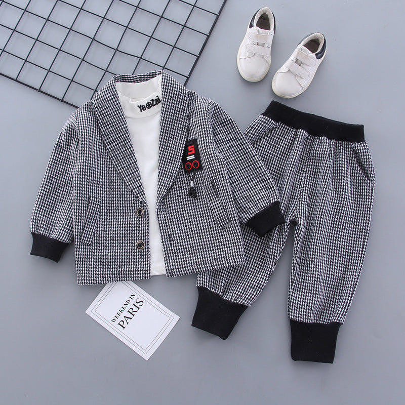 Three-piece boy suit