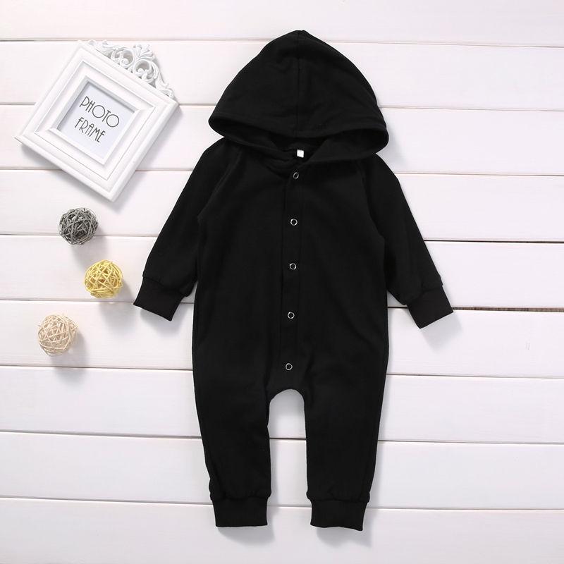 Long Sleeve Hooded Romper