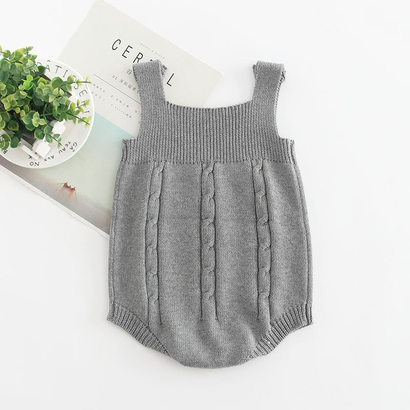 Cotton baby triangle romper jumpsuit