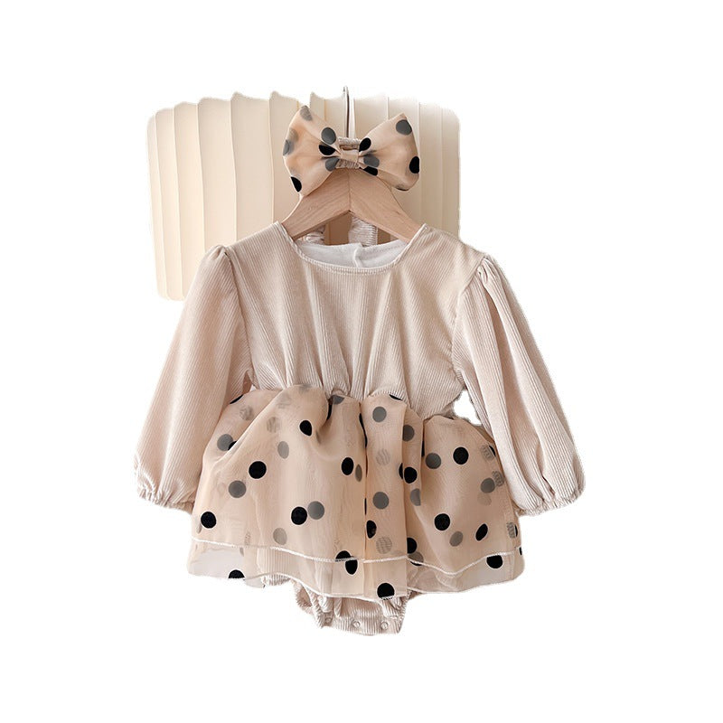 Baby Rompers Polka Dot Triangle