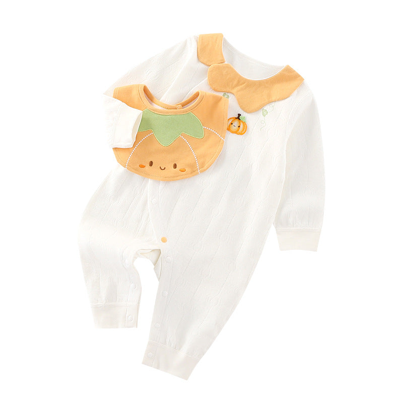 Cotton Boneless Baby Bib Onesie