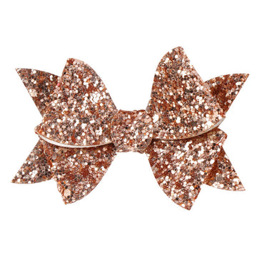 Children's Hair Accessories Windmill Bow Hairpin Sequins Glitter Baby