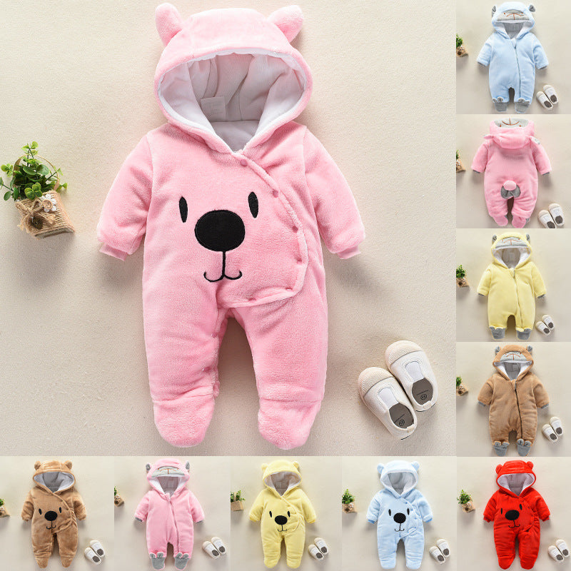 Cute Winter Bear Baby Romper