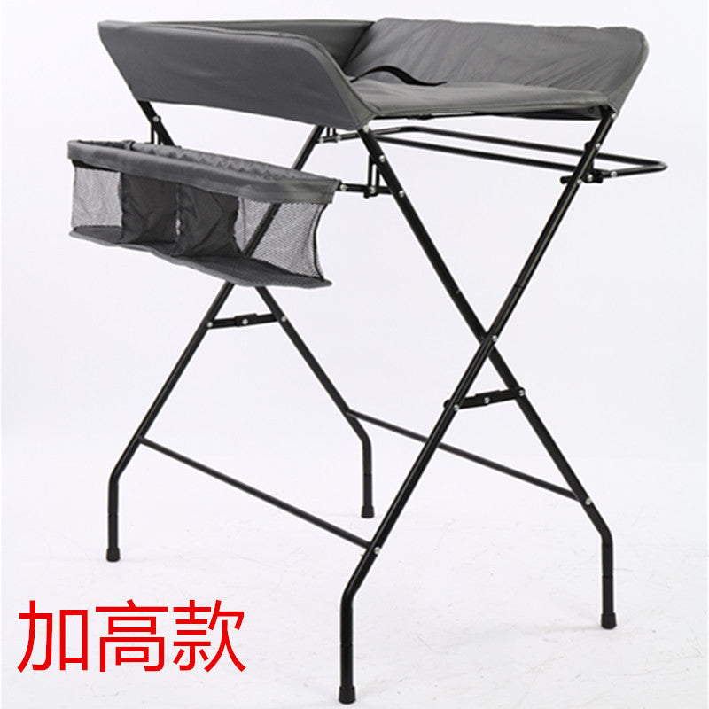 Foldable portable baby diaper table