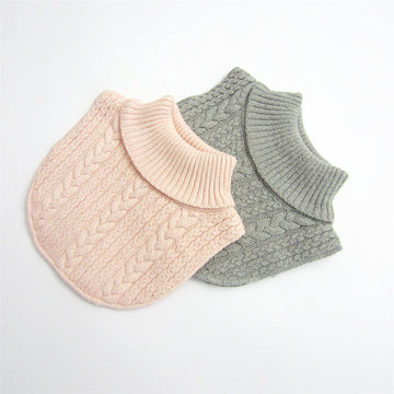 Fashion Children's Pullover Warm High-neck Knitted Scarf